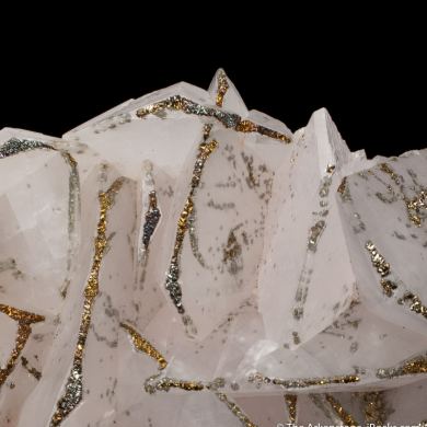 Calcite (Manganoan) with Pyrite