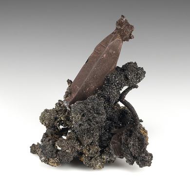 Cerussite with Goethite, Descloizite