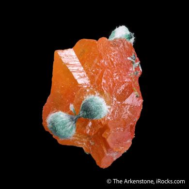 Chalcotrichite included Cerussite with Malachite