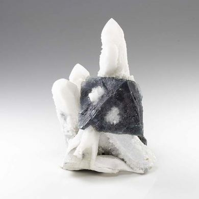 Fluorite with Quartz