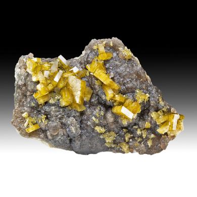 Barite with Fluorite