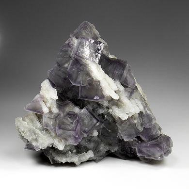 Fluorite with Quartz