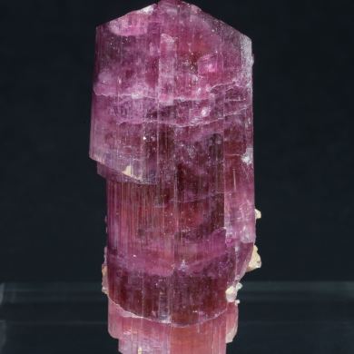 Elbaite-Schorl Series (variety rubellite) with Microcline