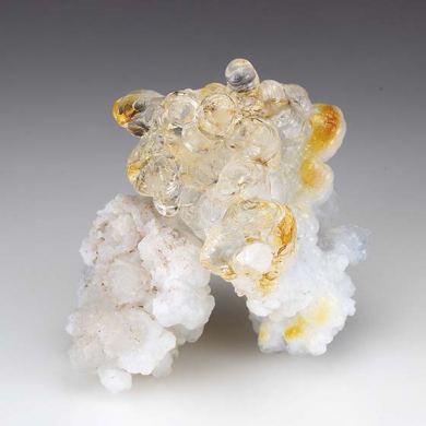 Opal var. Hyalite with Chalcedony