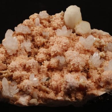 Rhodochrosite with Quartz & Calcite