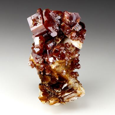 Vanadinite with Barite