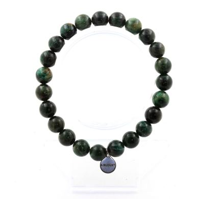 Emerald from Zambia Bracelet 8 mm Beads. 3A quality.