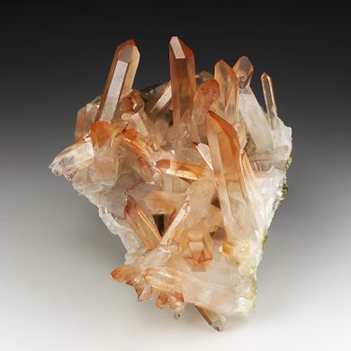 Quartz with Hematite