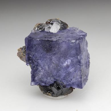 Fluorite with Sphalerite, Calcite