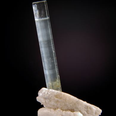 Beryl (Aquamarine) on Feldspar