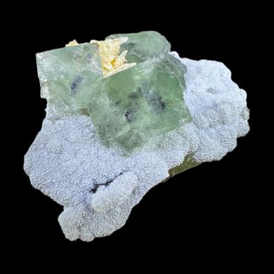 Fluorite, quartz MONGOLIA