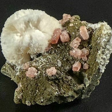 Calcite and Rhodochrosite with Sphalerite