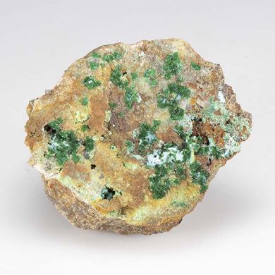 Philipsburgite with Agardite-Ca, Chrysocolla, Cornwallite
