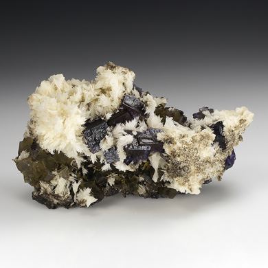 Strontianite with Fluorite