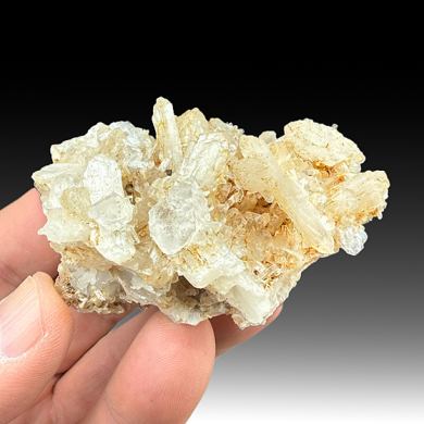 Stilbite with Calcite