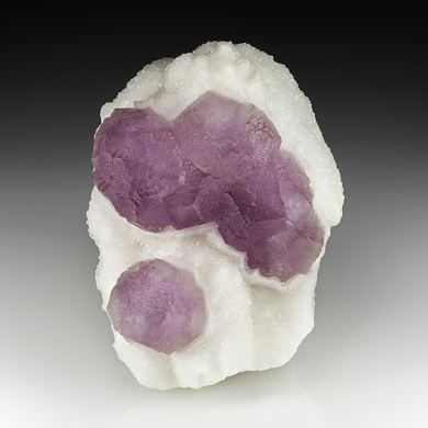 Fluorite with Quartz