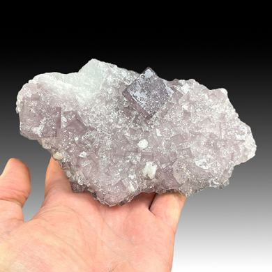 Fluorite with Quartz, Calcite
