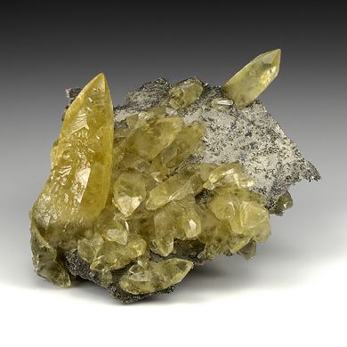Calcite with Pyrite, Marcasite, Dolomite