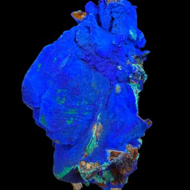 Azurite, tetrahedrite FRANCE