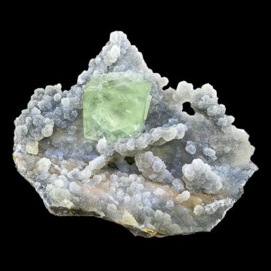Fluorite, calcie, quartz MONGOLIA