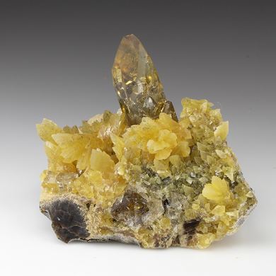 Barite with Calcite