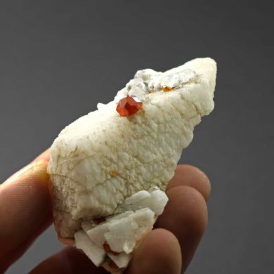 Spessartine, Albite, Quartz - Gilgit, Pakistan