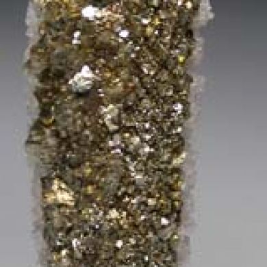 Pyrite stalactite
