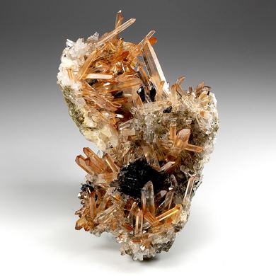 Quartz with Hematite