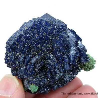 Azurite With Malachite Pseudo. Cuprite