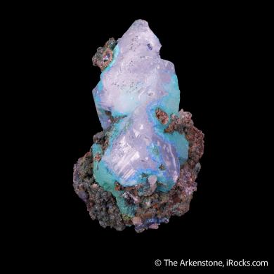 Cerussite included with Rosasite