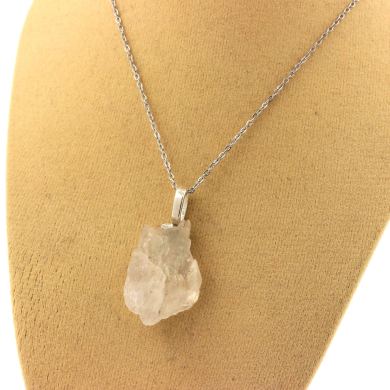 Raw Kunzite Necklace. 31.81 ct.