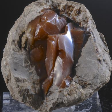 Carnelian - red Quartz nodule