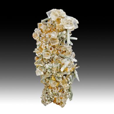 Fluorite with Quartz