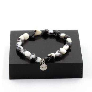 Zebra Jasper from Brazil Bracelet. Customizable size.