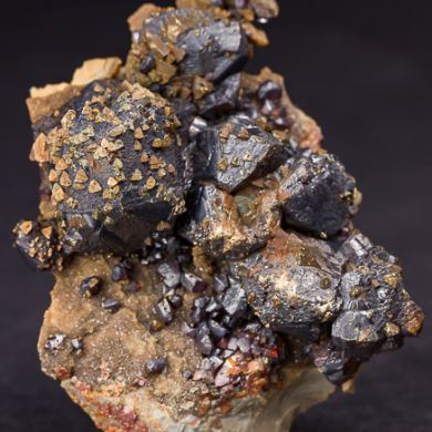 Chalcopyrite on Sphalerite