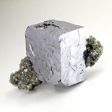 Galena with Dolomite, Chalcopyrite, Calcite