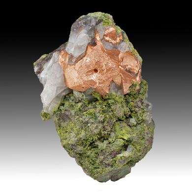 Copper with Epidote