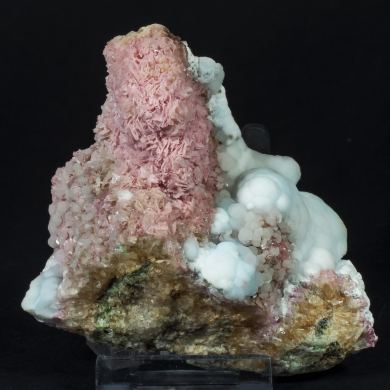 Talmessite coating Calcite and with Calcite