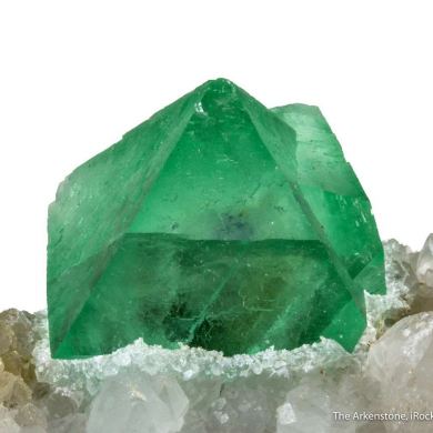 Fluorite on Quartz