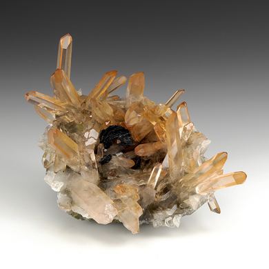 Quartz with Hematite