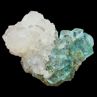 Fluorite, quartz OKORUSU