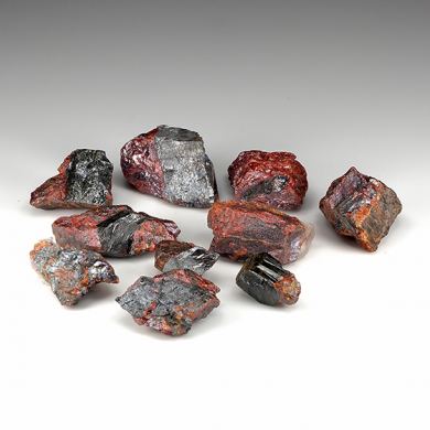 Stibnite with Realgar - mini lot