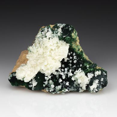 Cerussite with Malachite