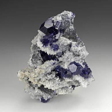 Fluorite with Quartz