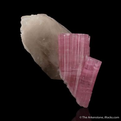 Rubellite Tourmaline on Quartz