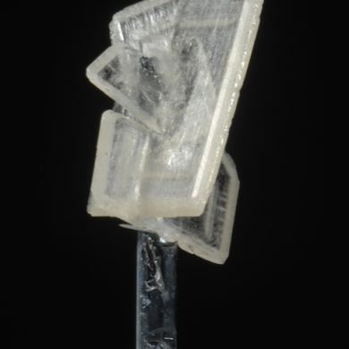 Barite on Stibnite