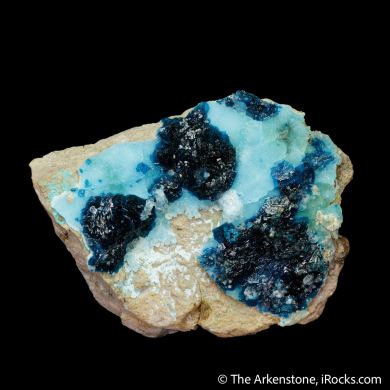 Veszelyite on Hemimorphite