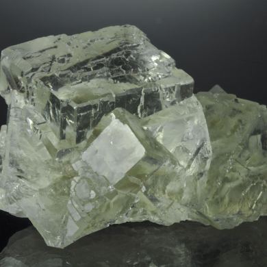 Fluorite - gem-clear modified cubes
