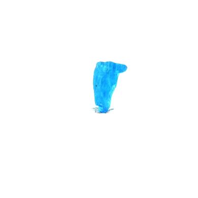 Neon blue Apatite. 0.93 ct.