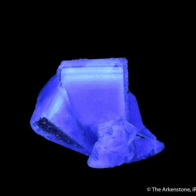 Fluorite with Quartz (fluorescent)